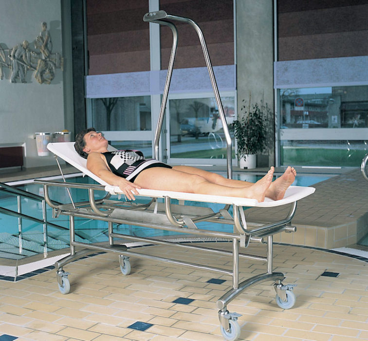 Mobiele stretcher t.b.v. plafondlift Mobiele stretcher t.b.v. plafondlift